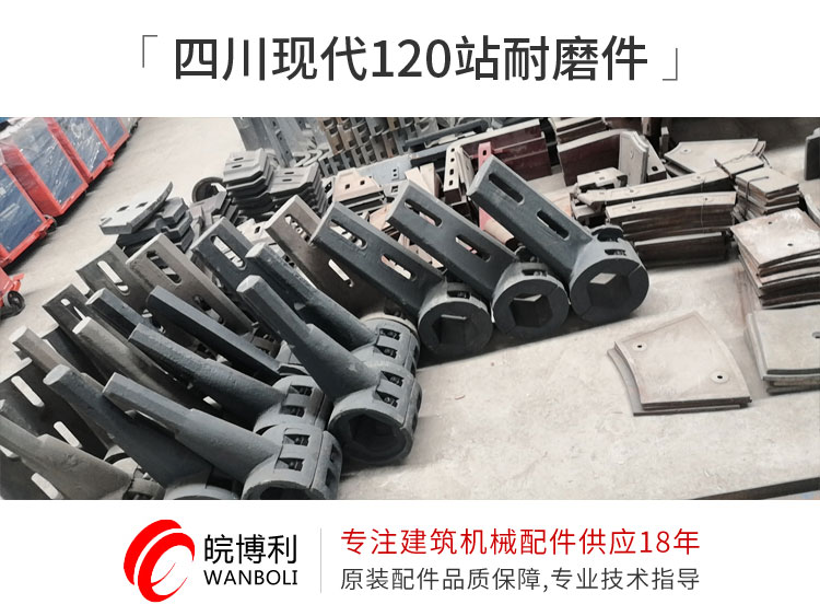 四川現(xiàn)代120站耐磨件